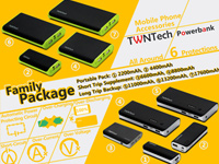 Powerbank Family Package - Care for Your Recharge Needs in Trips